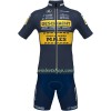 Fietskleding (Fietsshirt + Korte Koersbroek) 2022 Deschacht Hens Meas - Geel Donkerblauw